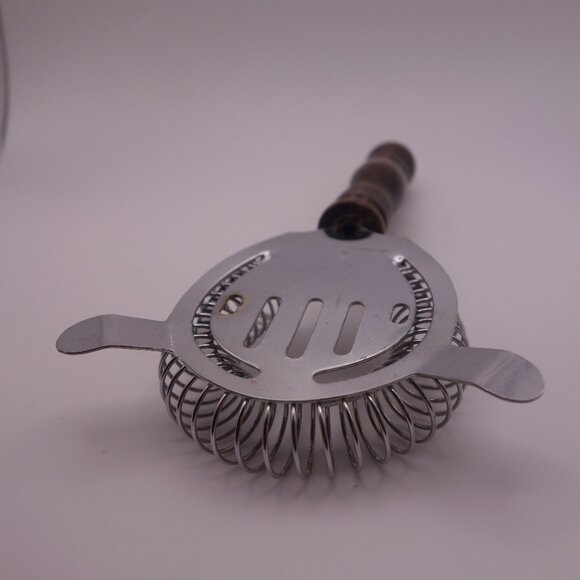 Vintage Bartender Set with Wood Handles and Hook Taiwan - Picture 5 of 16